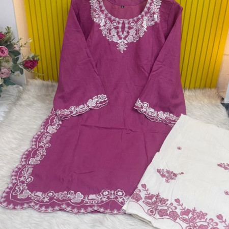 Pakistani Inspired Aarong Cotton 2-Piece Set (A-101)