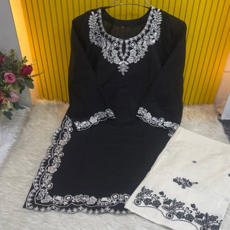 Pakistani Inspired Aarong Cotton 2-Piece Set (A-101)